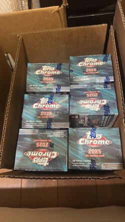 Topps chrome football value box