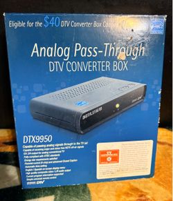Digital Stream DTX9950 Analog Pass-Through DTV Converter Box.