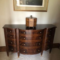 Maitland Smith Mahogany Console Table  This is a stunning piece for your home or office in like new condition .  By appointment only cash carry 52 lon
