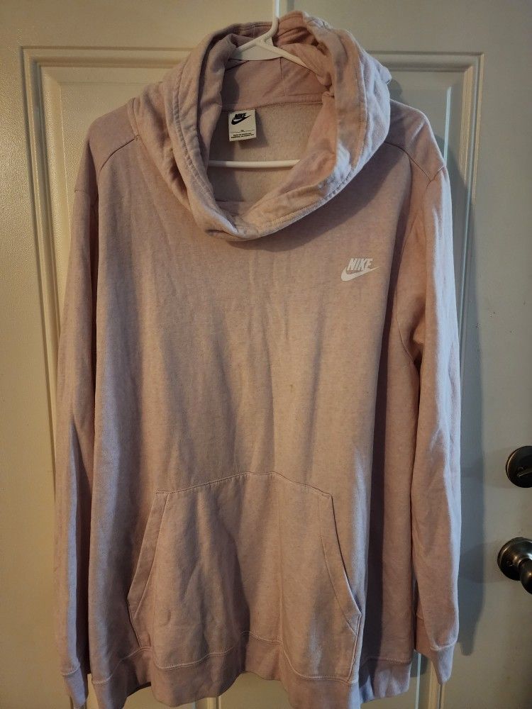 3xl Pink Nike Crowl Neck Sweatshirt