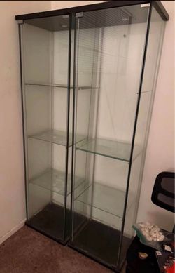 IKEA glass door cabinet