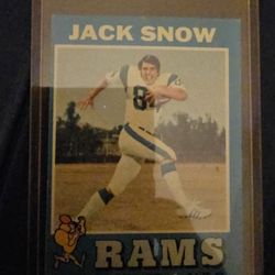 1971 Topps Jack Snow