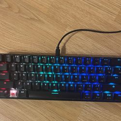 %60 Keyboard and HyperX Pulsefire Mouse 