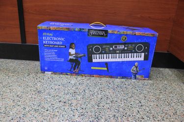 Santana KEY49-ST 49 Key Electronic Keyboard with Stand and Seat