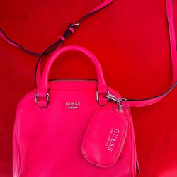Hot Pink Guess Bag