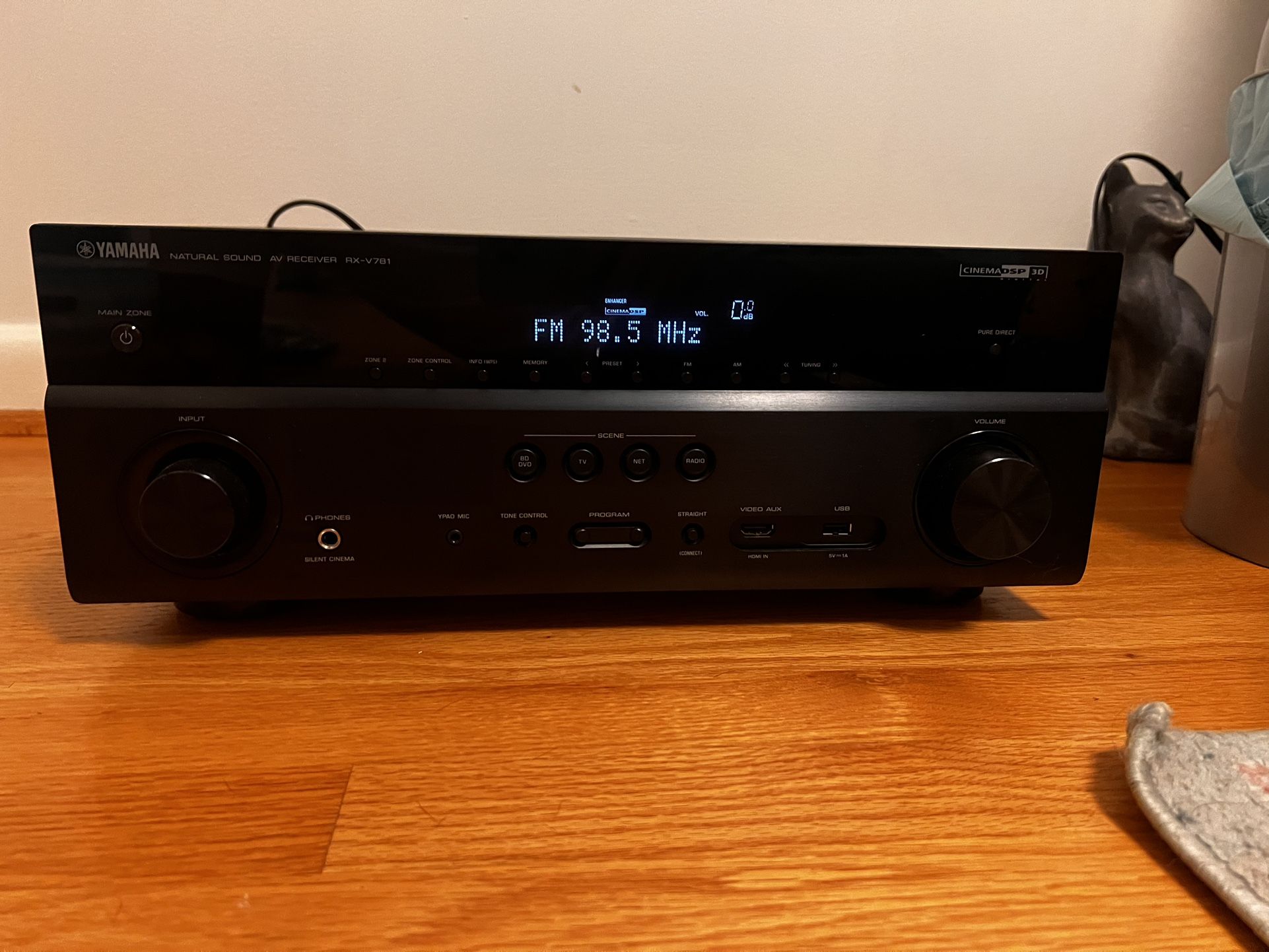 Yamaha RX-V781 7.2-Channel Network AV Receiver | Dolby Atmos, DTS:X, MusicCast, Remote