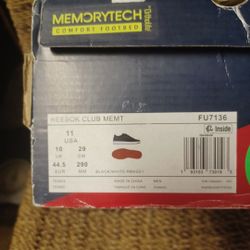 Reebok Club MEMT Size 11 Men 
