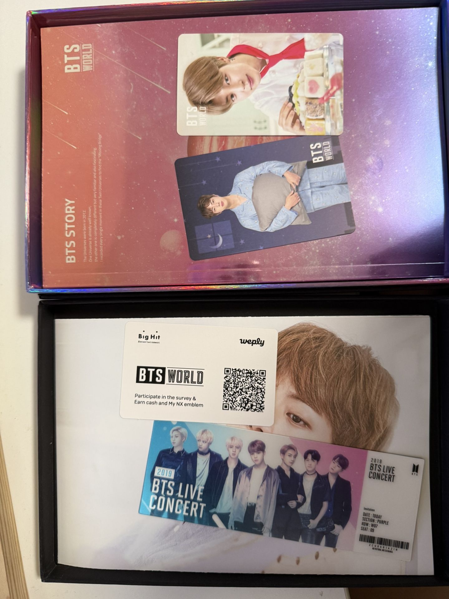 authentic BTS World album with all inclusions 