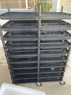 V-18 Tub Hatchling Rack 18 Levels for 72 tubs