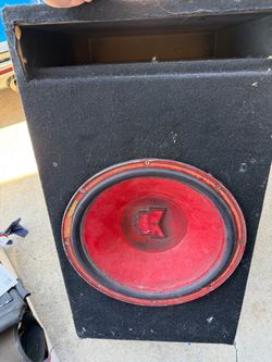 Subwoofer in Ported Enclosure Box