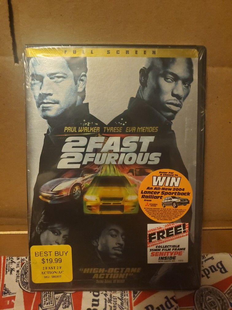 too fast to furious dvd