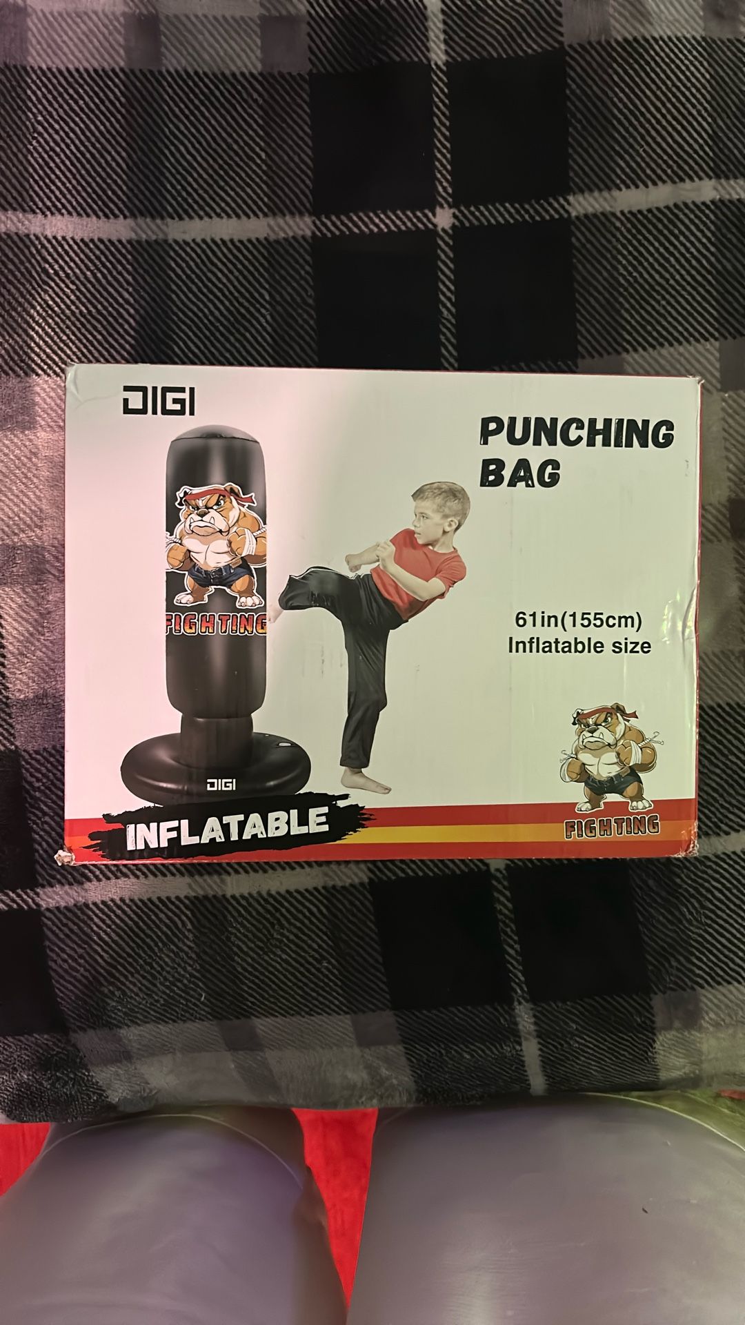 Digi 61 Inch Inflatable Size Punching Bag