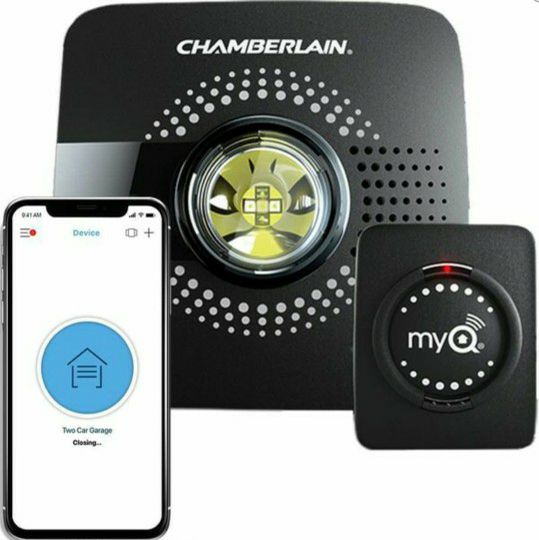 Brand New - MyQ Smart Garage Door Opener Chamberlain Wireless & Wi-Fi enabled Garage Hub with Smartphone Control, 1 Pack, Black