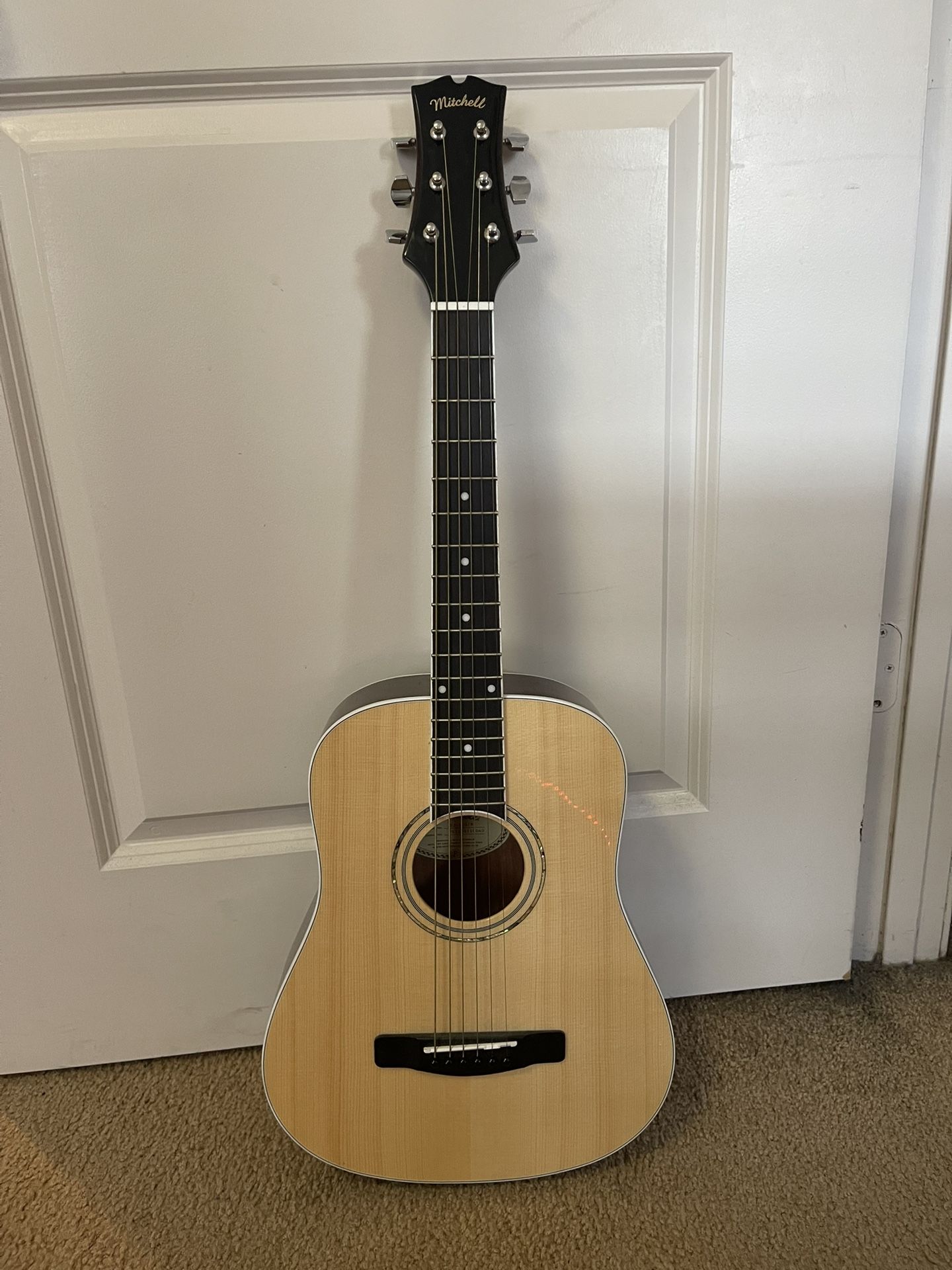 Mitchell DJ120 Junior Dreadnought Acoustic Guitar Natural
