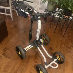 🏌🏻‍♂️Bag Boy Quad XL Golf Push Cart with Brake Umbrella Holder storage Best Rated Cart