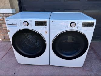 LG Washer And Gas Dryer Set ThinQ