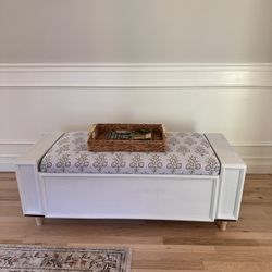 Gorgeous Refinished Storage Bench 