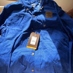 Ariat blue shirt