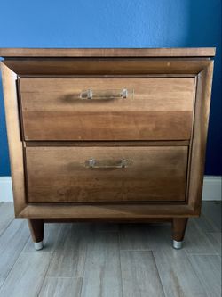 Matching Dark Wood Nightstands – Set of 2 – $150 OBO