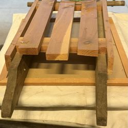 Vintage/Antique Wooden Sled - $59
