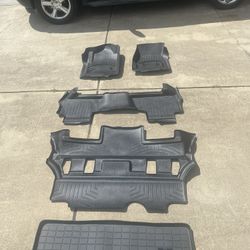 Weathertech (used) Floor Mats for 2018 Chevy Tahoe LT.