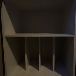 Vinyl and record player shelf