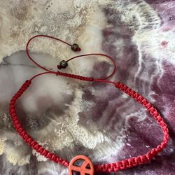 Adjustable Red Bracelet 
