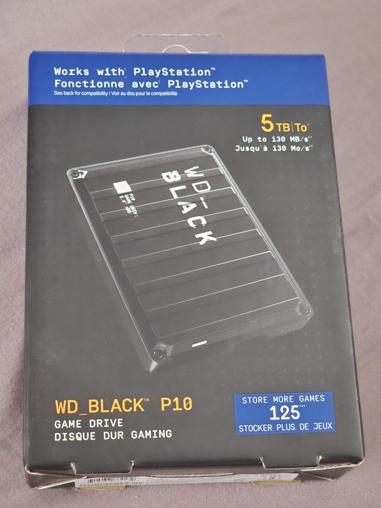 WD Black P10 5TB Drive BNIB PS4/PS5/PC/Phone's 