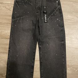 Baggy Purples Jeans Size 34