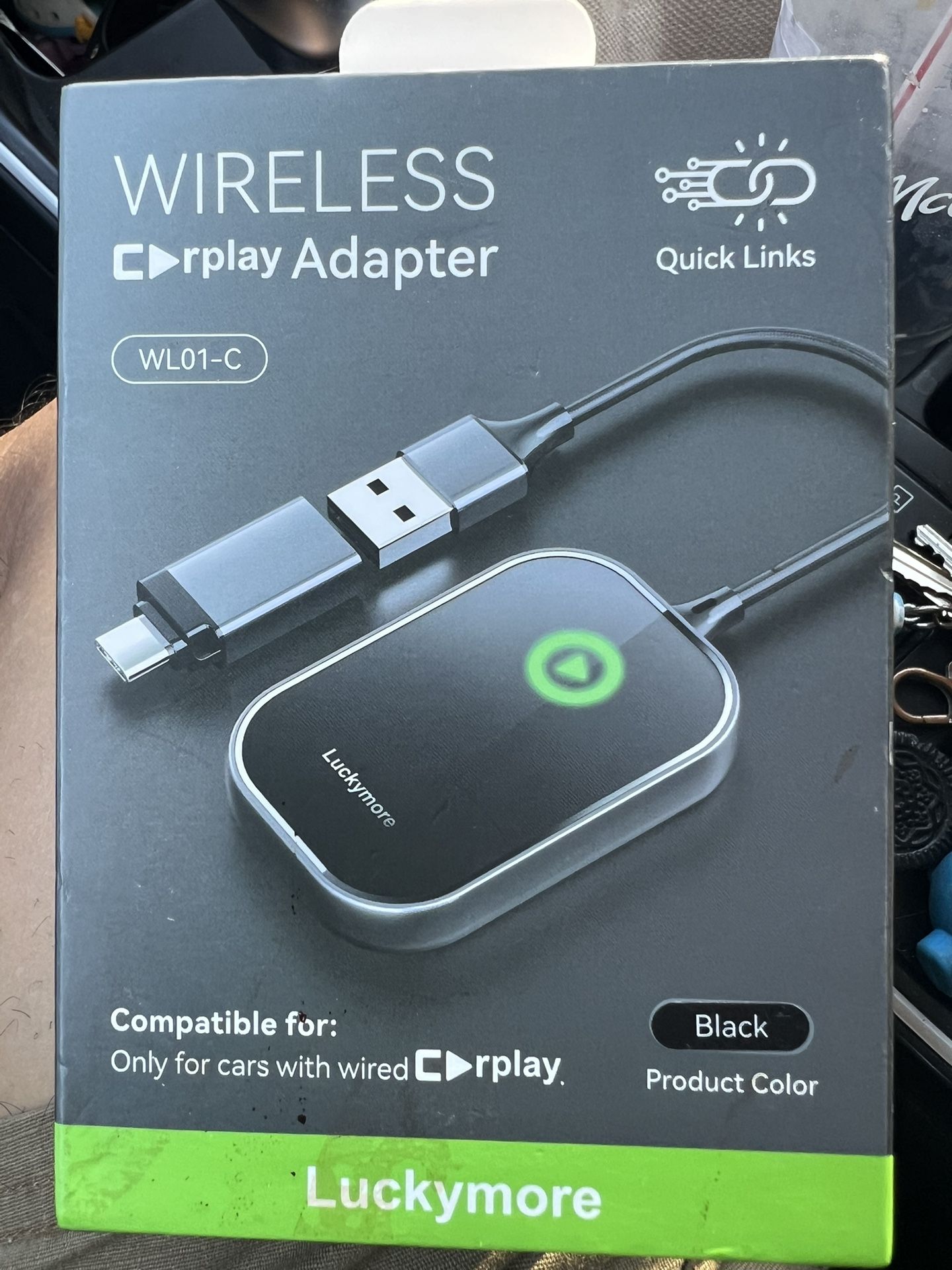 Luckymore Wireless Carplay Adapter