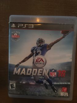 Sony PlayStation ps3 madden 16