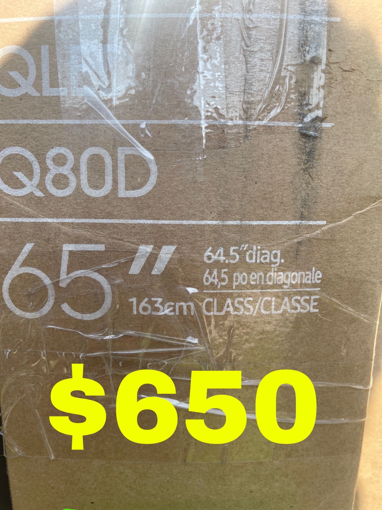 Samsung 65 QLED LED LCD 4K TV