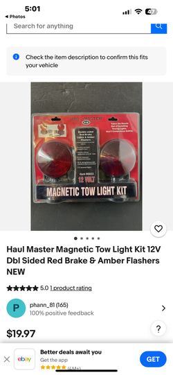 Tow Light Kit New New 