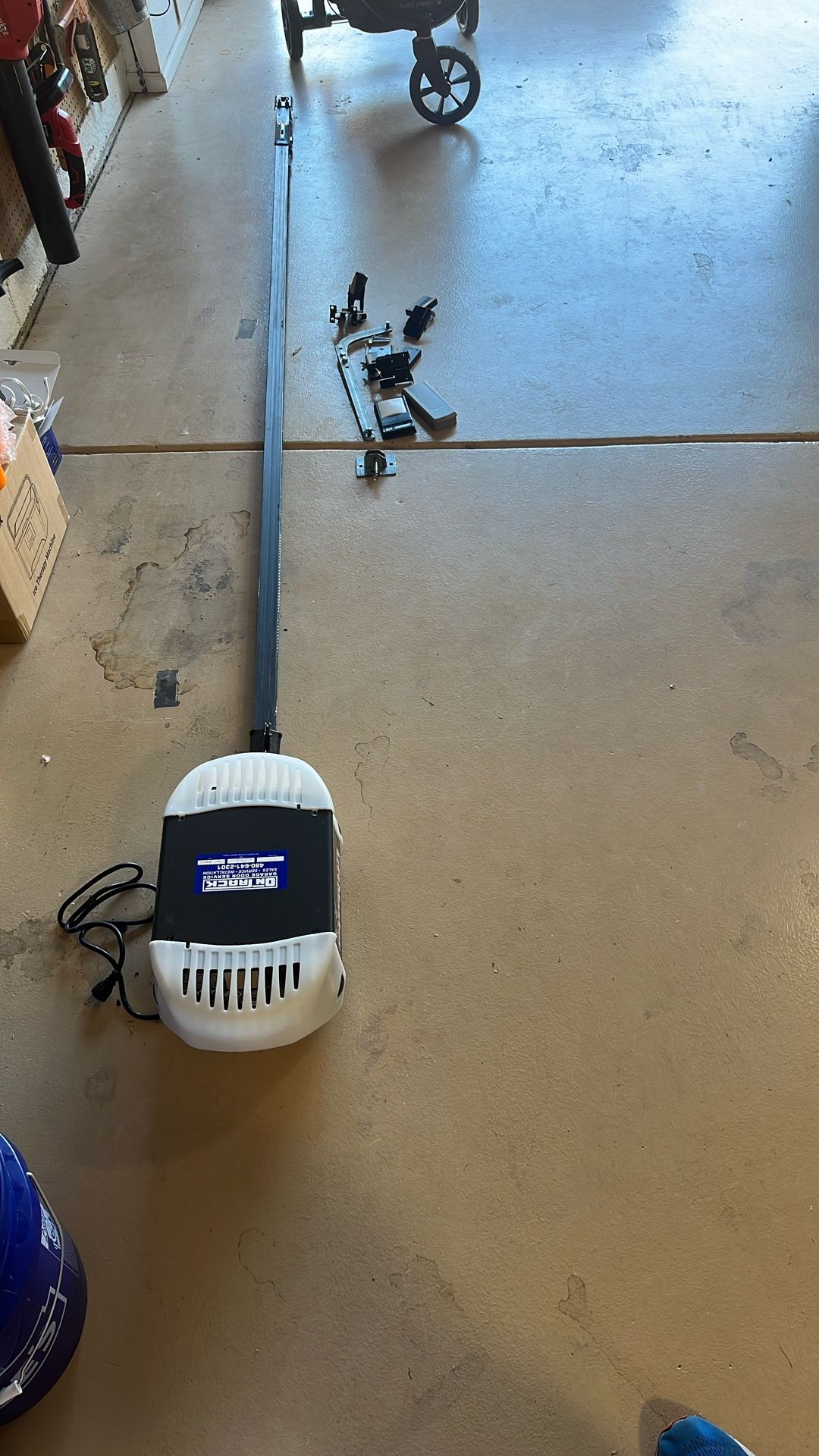 Free Garage Door Opener & Overhead Rail