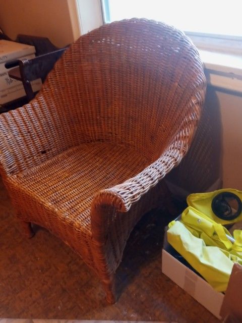 Large Size Wicker Chair