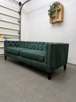 Velvet Tufted Sofa