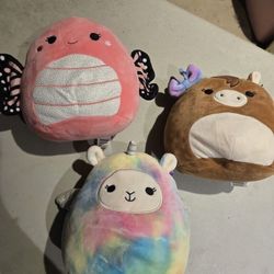 3 Squishmallows