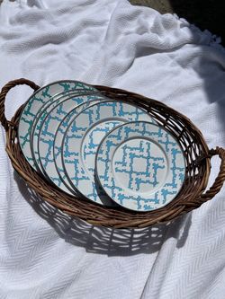 Enamelware Dishes / Golden Rabbit Brand