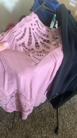 Pink Boho Blouse with Cutout Detail