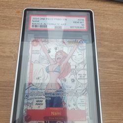 Manga NAMI PSA10 GEM MINT ENGLISH