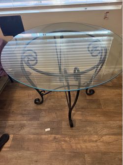 Glass table