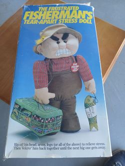 Frustrated Fisherman Tear Apart Doll