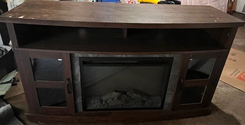 Fireplace Media Cabinet