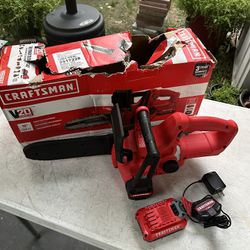 Craftsman V20 20-Volt Max 10-in Battery 2ah Chainsaw (Battery and Charger Included)