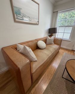 Leather couch