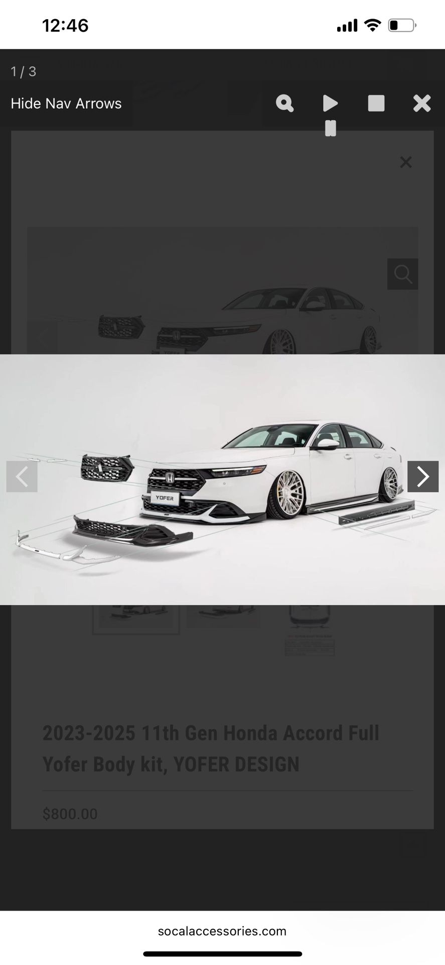 2023-2025 11th Gen Honda Accord Full Yofer Body kit, YOFER DESIGN
