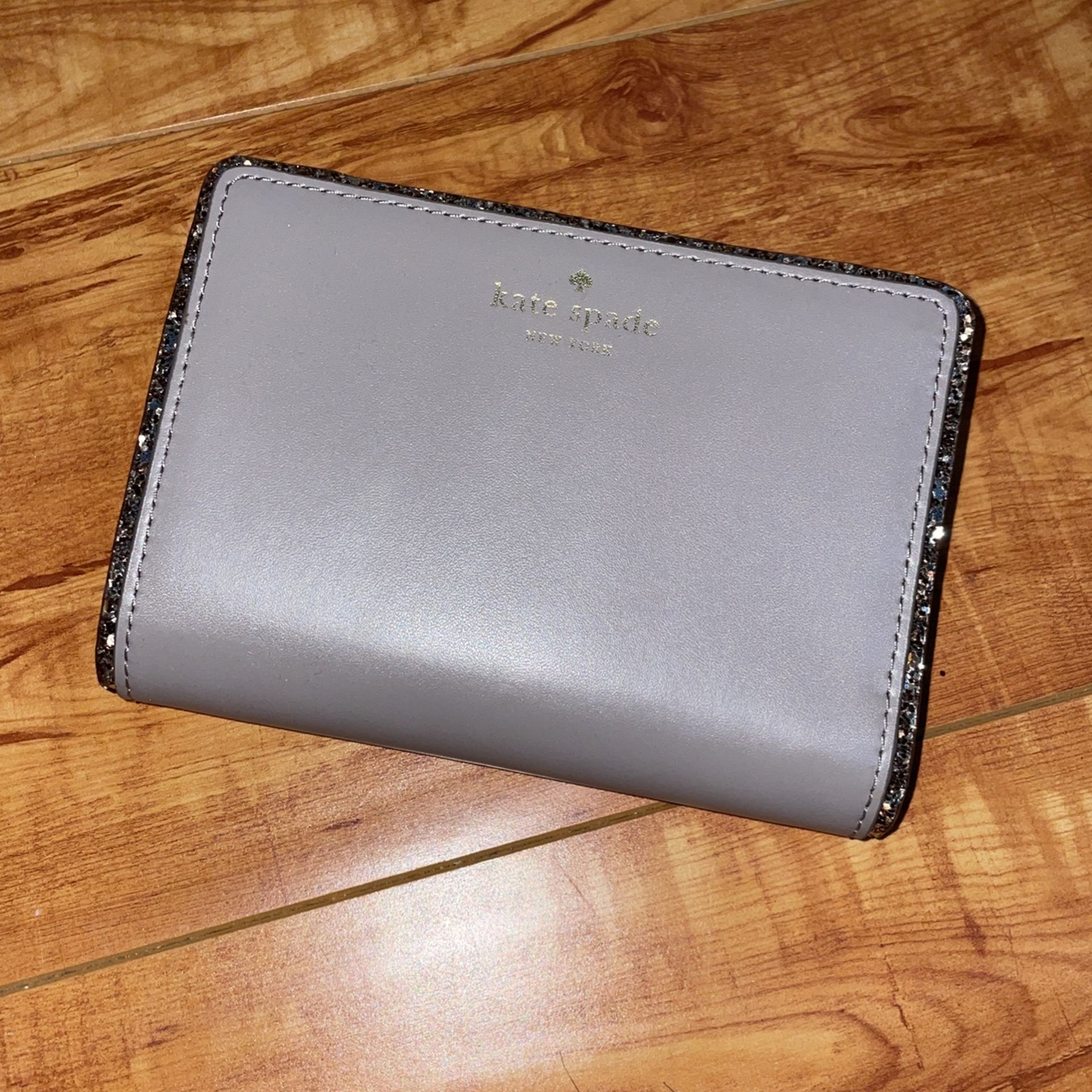 Glitter Gray Kate Spade Wallet