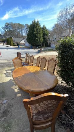 Dining Table And 8 Chairs