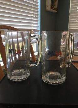 NBA glass beer mugs