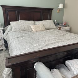 Cal King Bed Frame - Wood